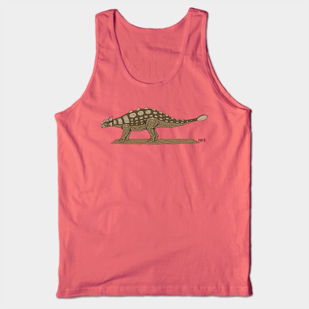 Ankylosaurus Tank Top by AzureLionProductions